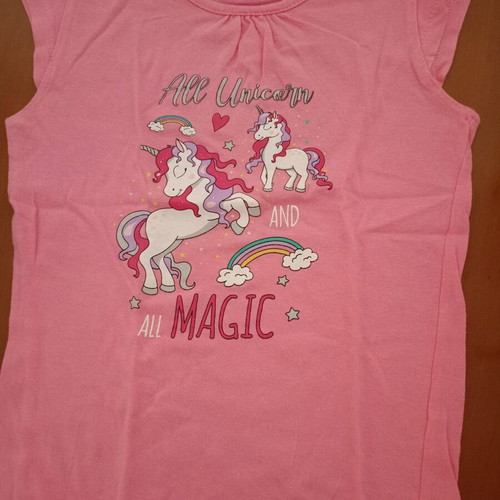 All Unicorn and All Magic T-shirt like new, girls 5-6 years