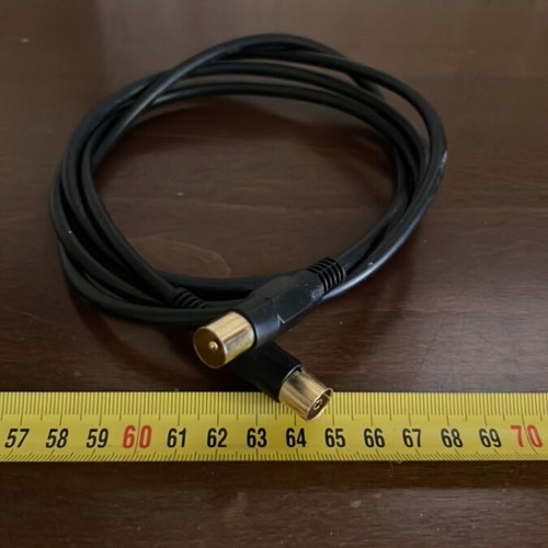 Antenna cable male to female 1.5m like new