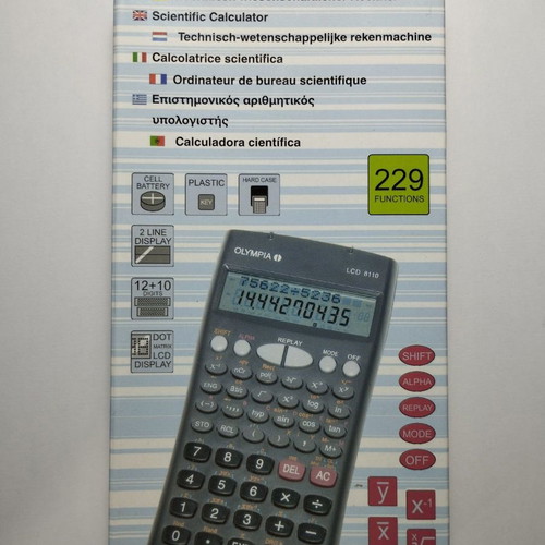 Olympia LCD-8110 scientific calculator new