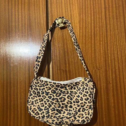 Leopard shoulder bag unused multicolor