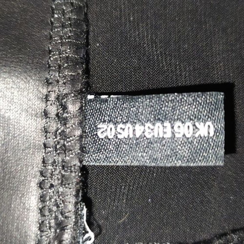 Leather leggings like new, black, size XS