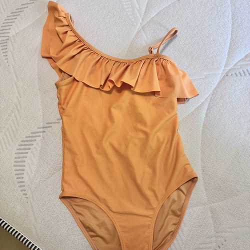 Y.F.K Girls' One-Piece Swimsuit like new, orange