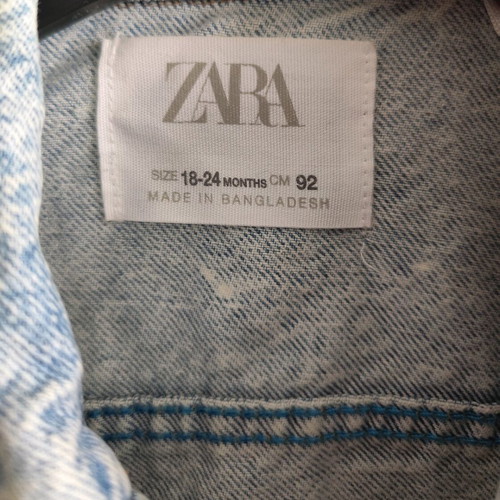 Zara denim jacket 92 cm like new