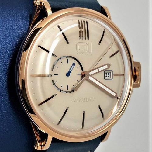 01 The One White Rose Gold Automatic Men's Watch New