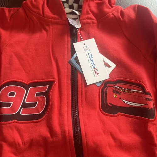 Disney Cars zip-up hoodie jacket, size 5-6 years