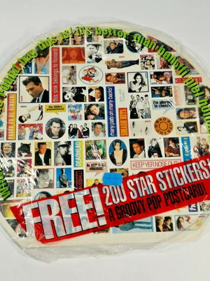 90s Star Stickers from Smash Hits Magazine like new