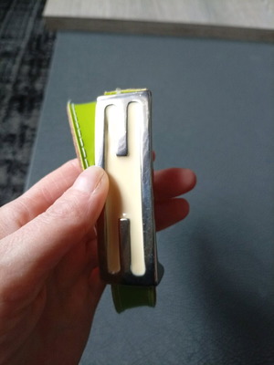 Green belt used, length 1m