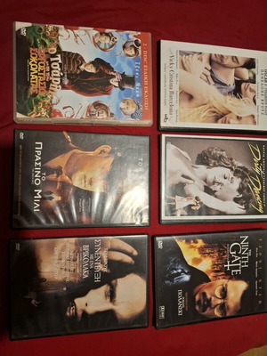 American movies DVD set like new with subtitles, 6 films