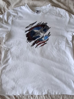 T-shirt Avengers Captain America like new, men's XL, white