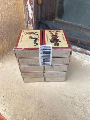 Matches with Karagiozis figures new, pack of ten