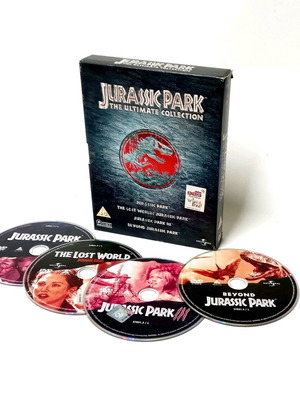Jurassic Park Ultimate Collection 4 DVD like new with subtitles