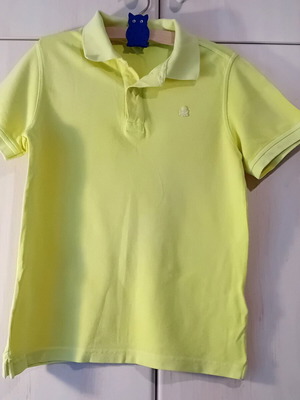 Benetton short-sleeve polo shirt for boys 10-11 years like new, yellow