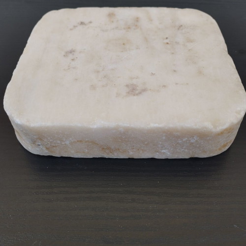 Marble ashtray used, whole piece 2 kg