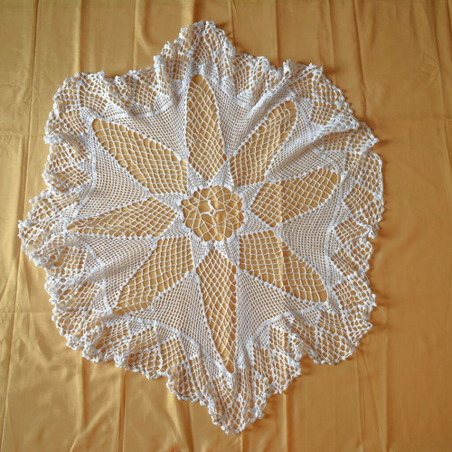 Large handmade doily new