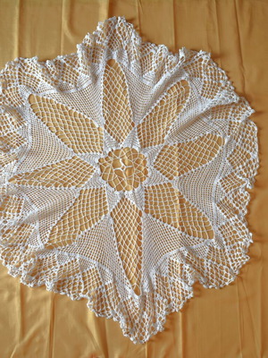 Large handmade doily new