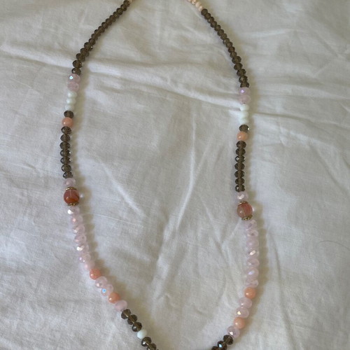 Large vintage Czech handmade necklace like new