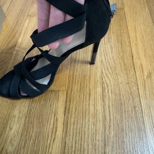 Jessica Simpson sandals used, size 40, black with unique design