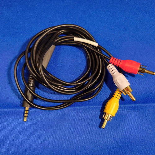 3.5mm TRRS to triple RCA professional audio cable 1 meter new