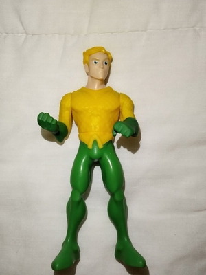 Aquaman Kinder Maxi figure 12 cm used, DC Justice League 2023