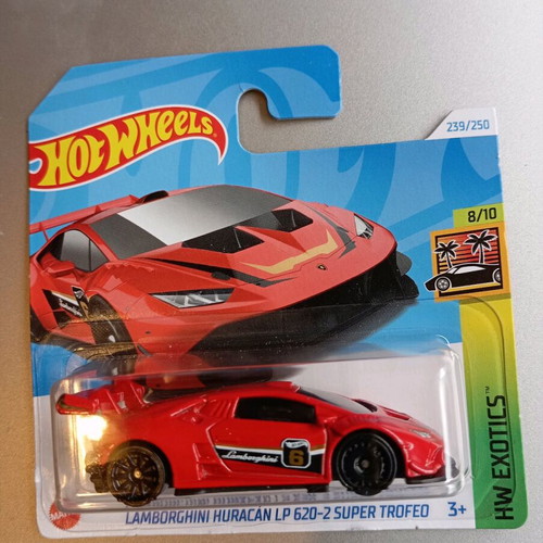 Lamborghini toy cars new, orange and red, set of 2