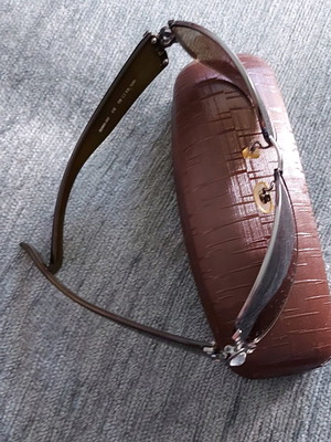 Bluepoint women's panoramic sunglasses 5085-02 like new, brown