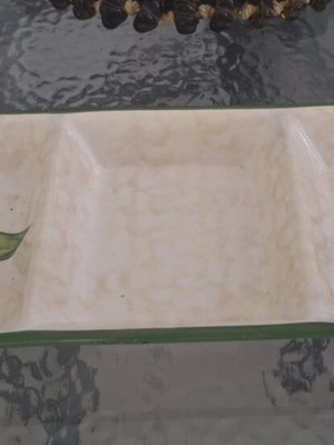 Orderviera new large ceramic 38×15 with 3 compartments