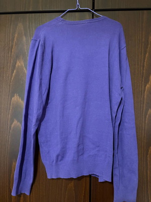 Benetton purple blouse authentic size Large like new