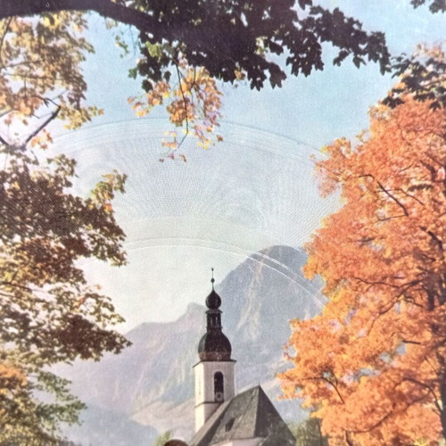 Autumn Mood card new, plays like a 45 rpm record