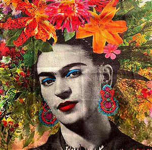 Πασμίνα - Φουλάρι Frida Kahlo από Ιταλία