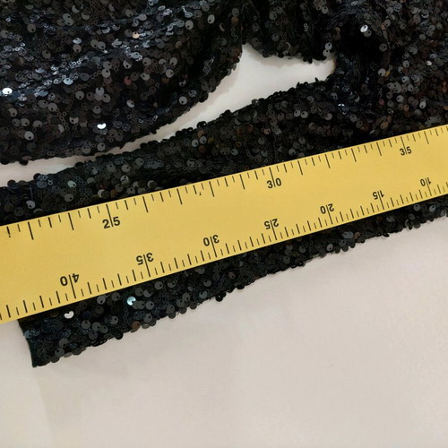 Abercrombie & Fitch Mini Evening Dress Black with Sequins Small Like New
