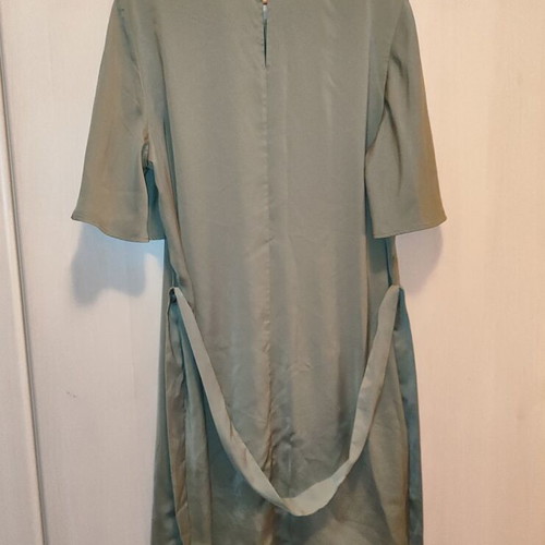 H&M Sage Green Satin Mini Dress XL like new