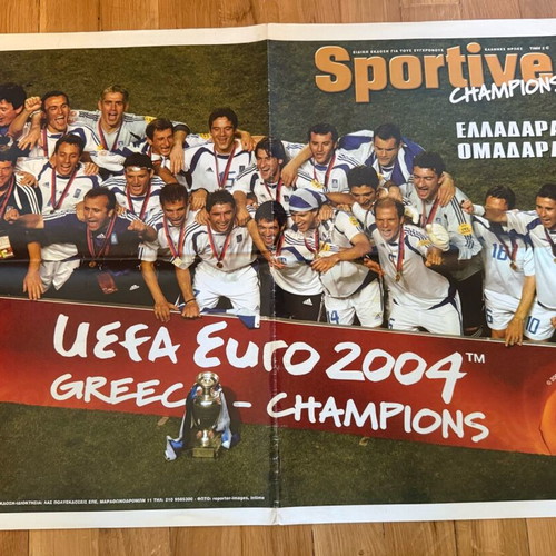 Euro 2004 poster used, in very good condition