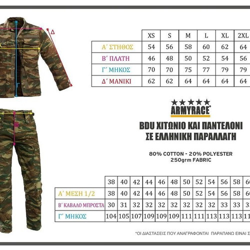 Army Race military BDU pants new, size 50/XL