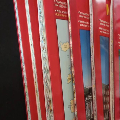 4ROAD Travel Maps new, foldable for Madrid London Paris Belgium Netherlands France England Ireland