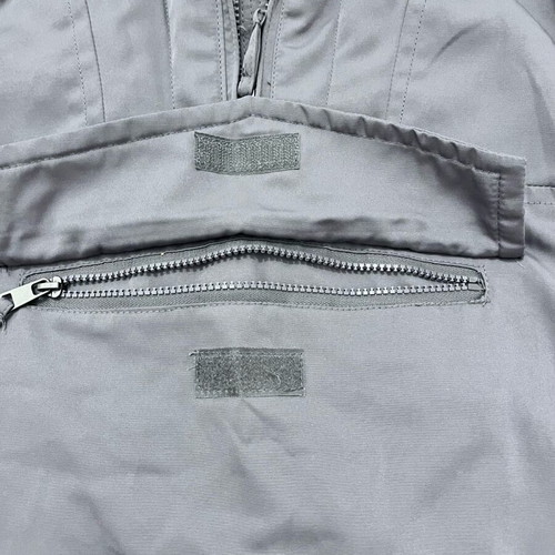 Gray jacket with hood and double fleece lining new XL