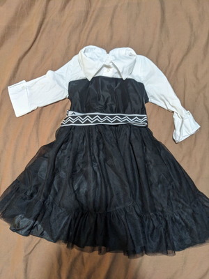 Girls' Dress 8 Years M&B Like New With Belt