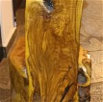 Σκαμπώ από μασίφ ξύλο ελιάς - Χειροποίητo (Handmade stool from olive tree)