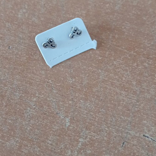 Small stainless steel earrings like new