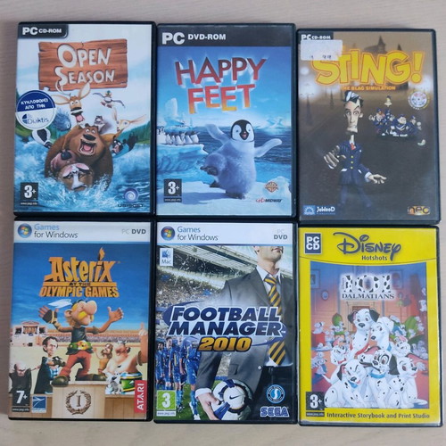 PC games like new, complete with cases