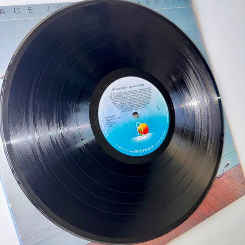 Grace Jones Island Life LP used, pop, 1985 Greek first edition