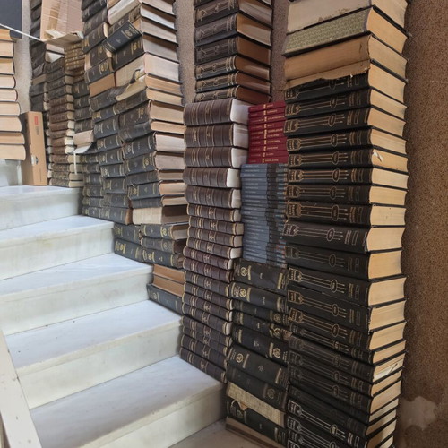 Book stock from old bookstore, large variety of titles and topics