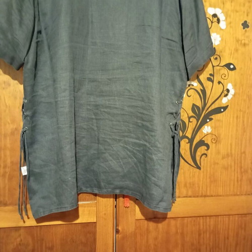 Women's linen shirt like new, blue, size L
