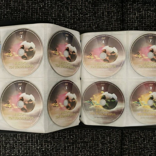 Box set of 148 sports DVDs new with top moments