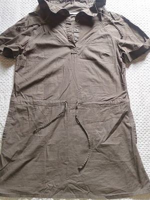 Summer dress like new, size L, brown