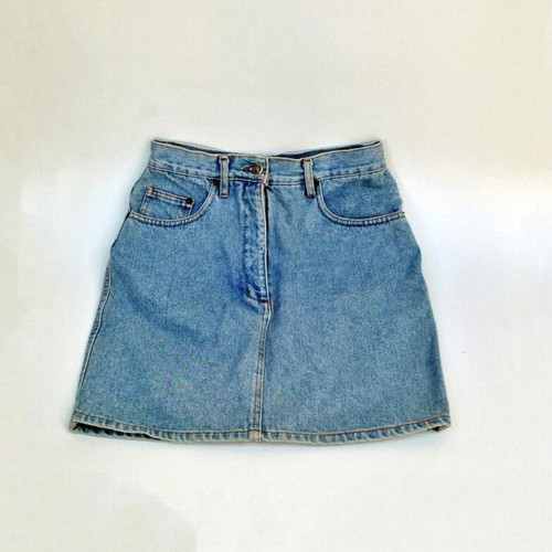 Fiorucci Denim Mini Skirt used, blue Y2K size 29