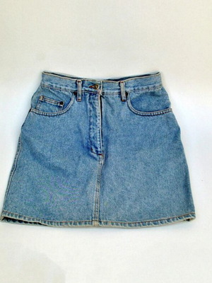 Fiorucci Denim Mini Skirt used, blue Y2K size 29