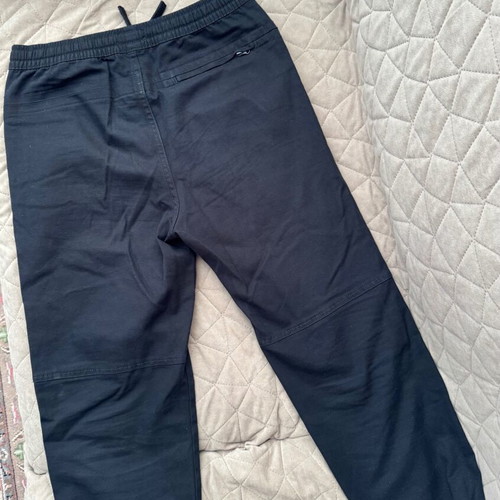 Benetton black military style pants like new with zipper pockets