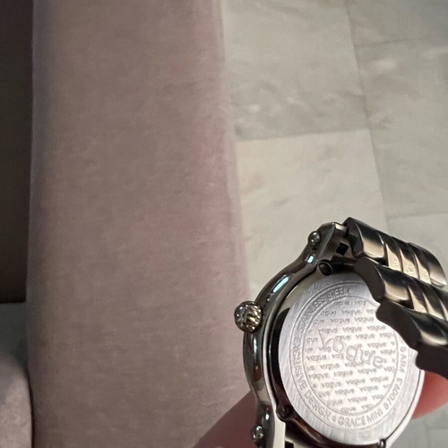 Vogue wristwatch women's like new, silver steel