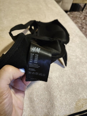 H&M black bikini size 70B