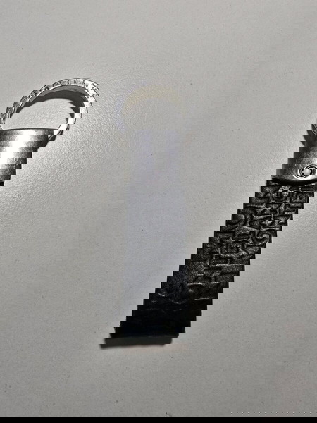 Montblanc μπρελόκ μαύρο δέρμα